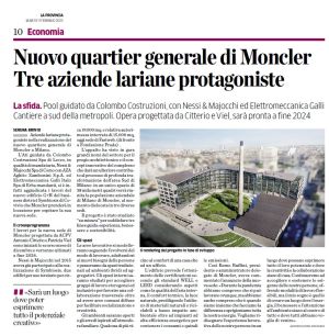 Nuovo quartier generale di Moncler