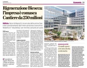 Rigenerazione Bicocca: l&#039;impresa è comasca. Cantiere da 250 milioni